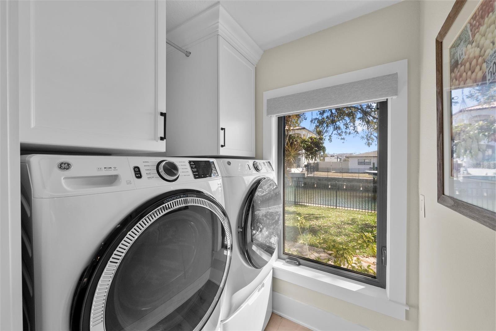 Even the laundry room has a view!
