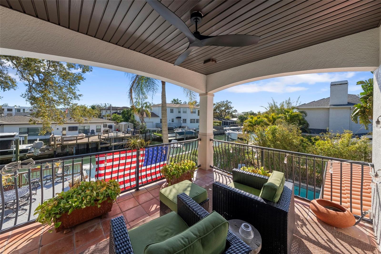 And the perfect place to relax in the morning or evening