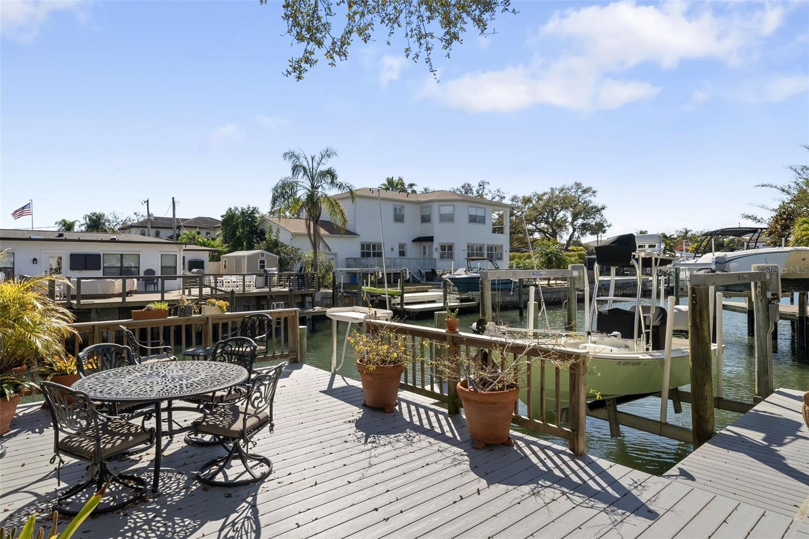 You can fish off the dock