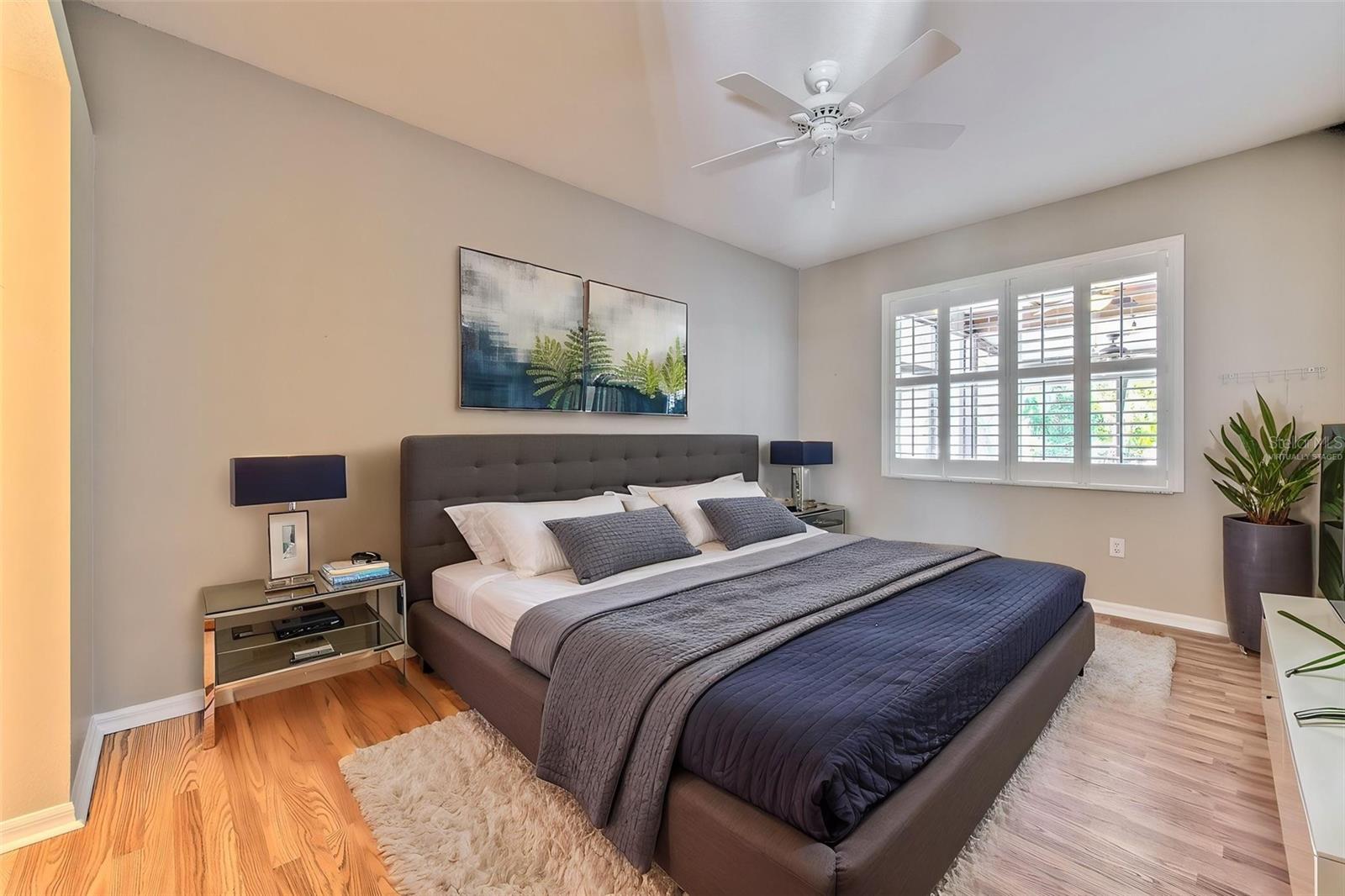 Primary suite - Virtually staged