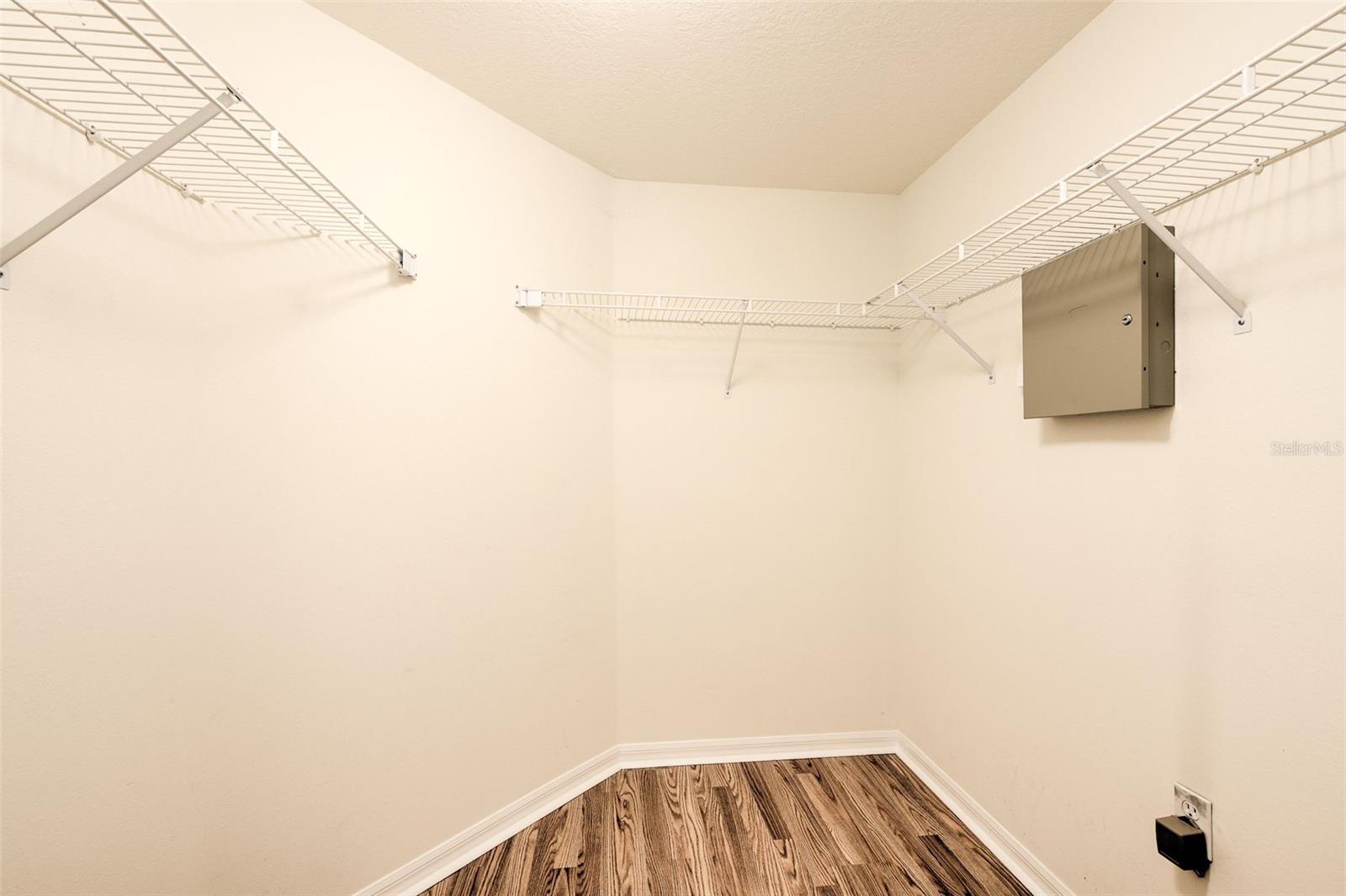 Primary walk-in closet