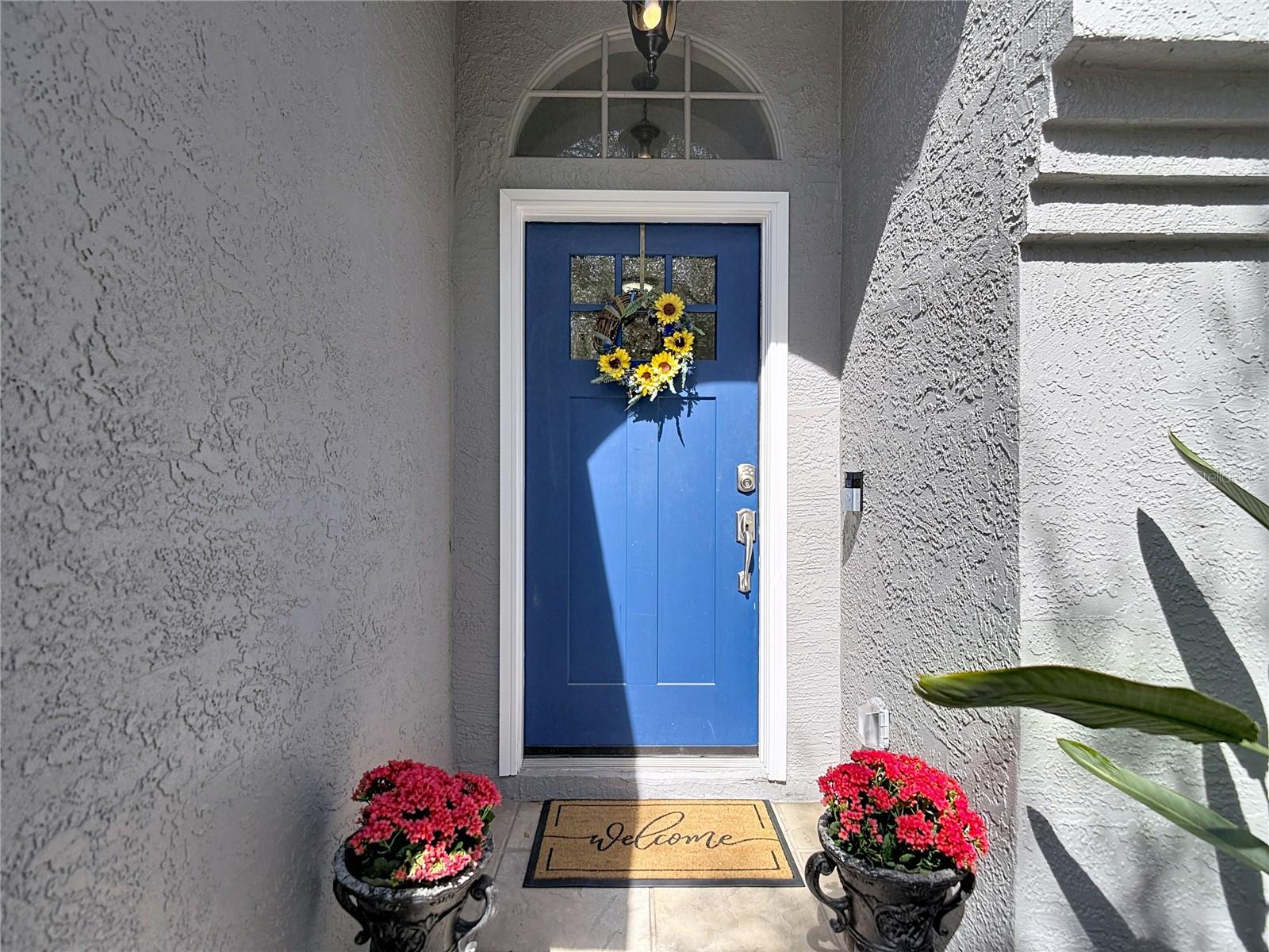 Front door.