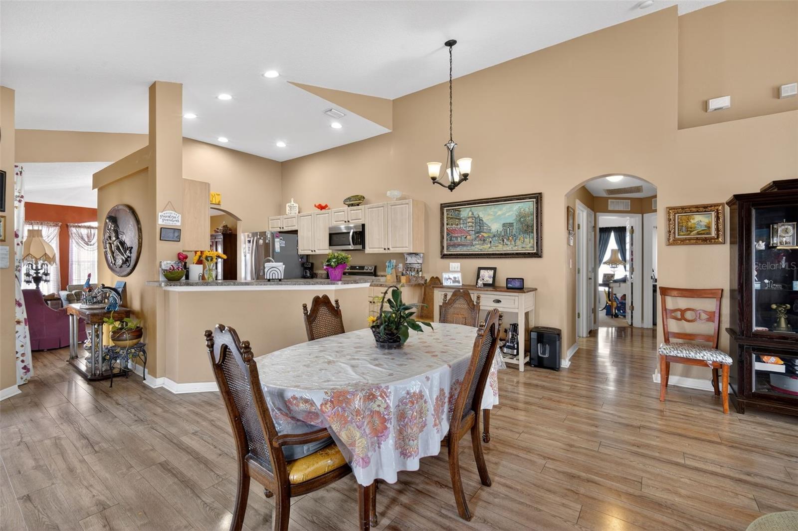 Dining Room/Kitchen View