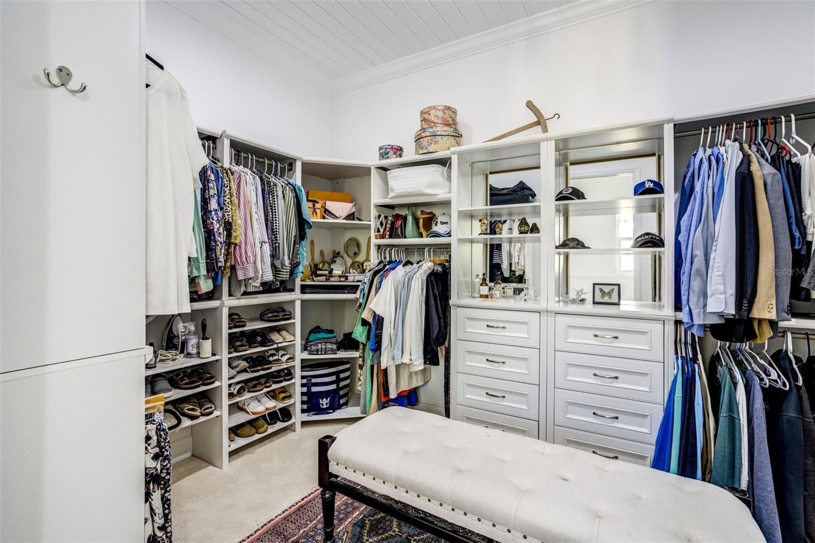 Primary walk in closet