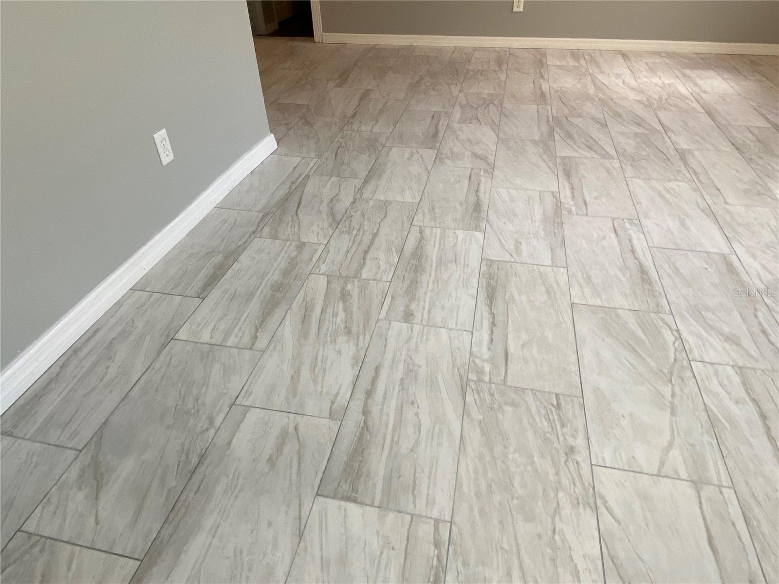 New flooring throughout