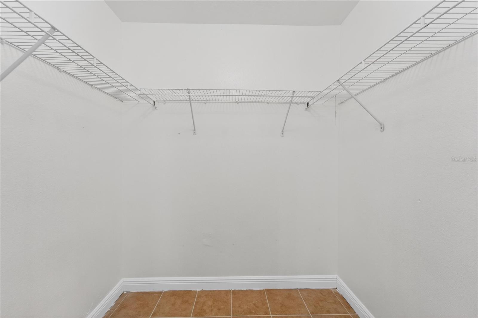 Master walk-in closet