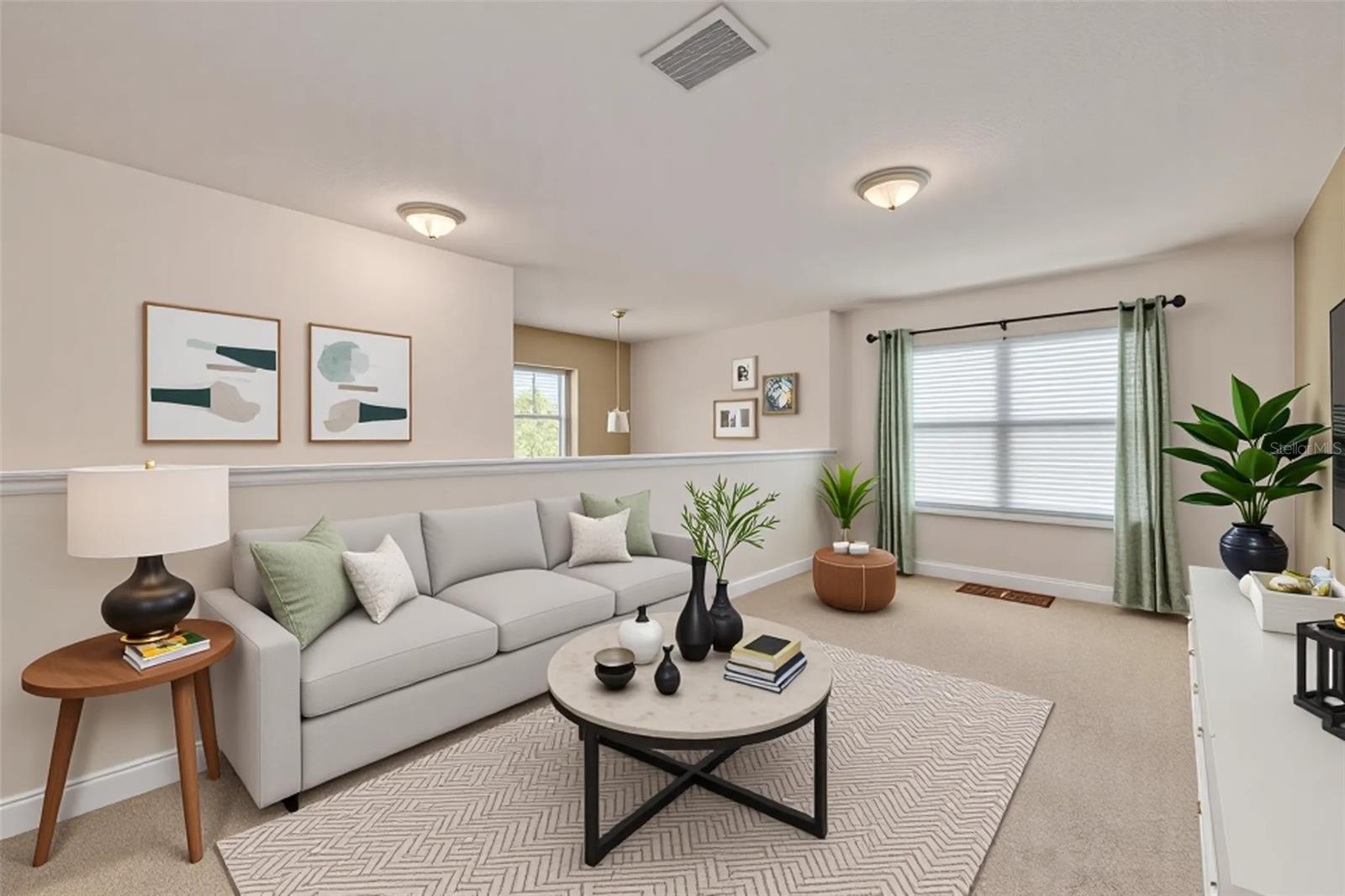 Virtaully Staged Loft