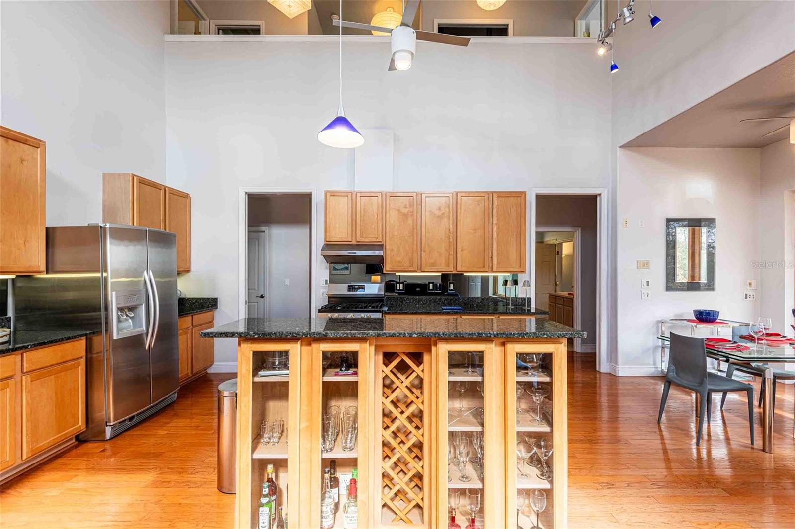 Kitchen with dining area
