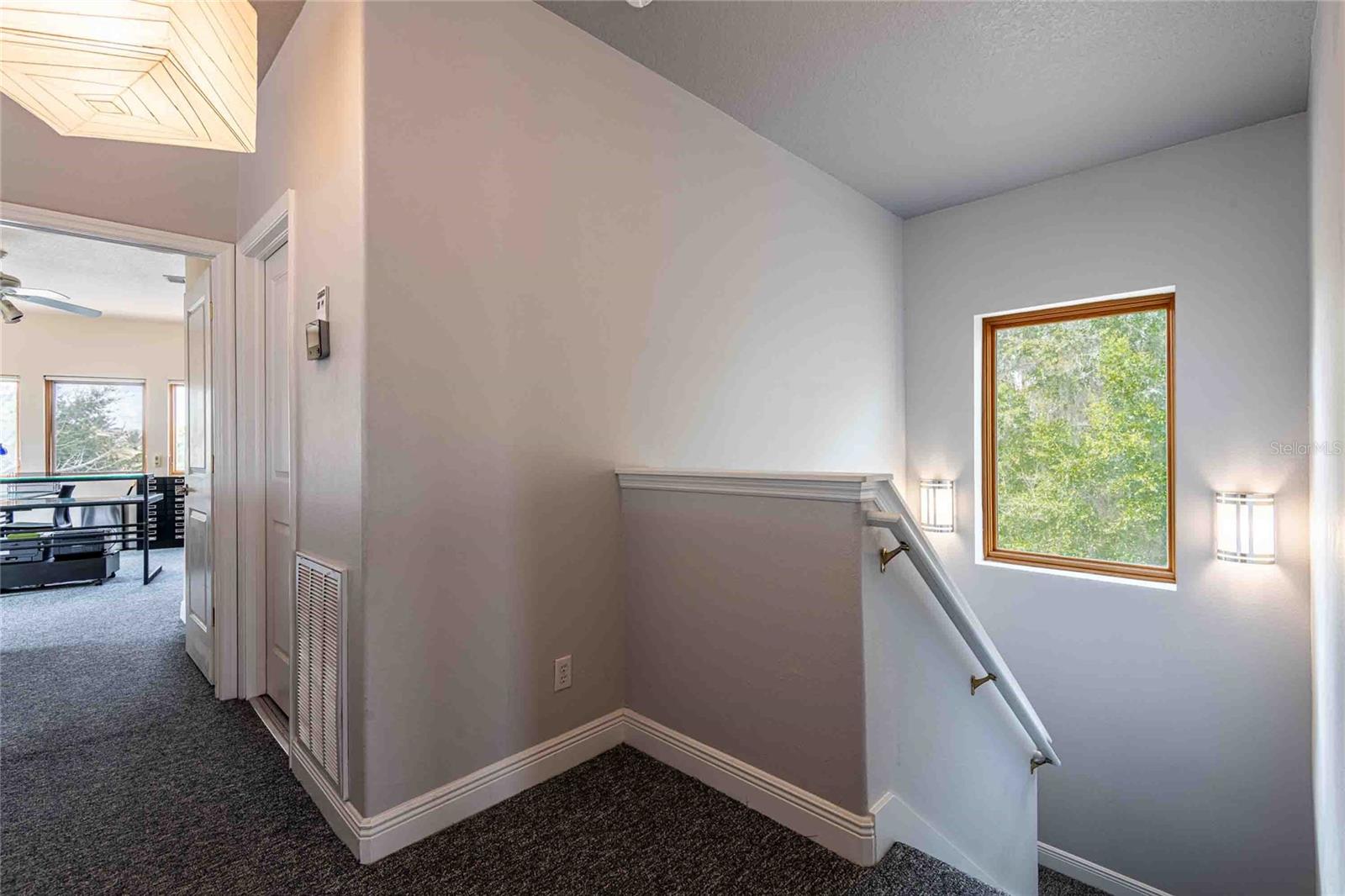 Stairs leading downstairs