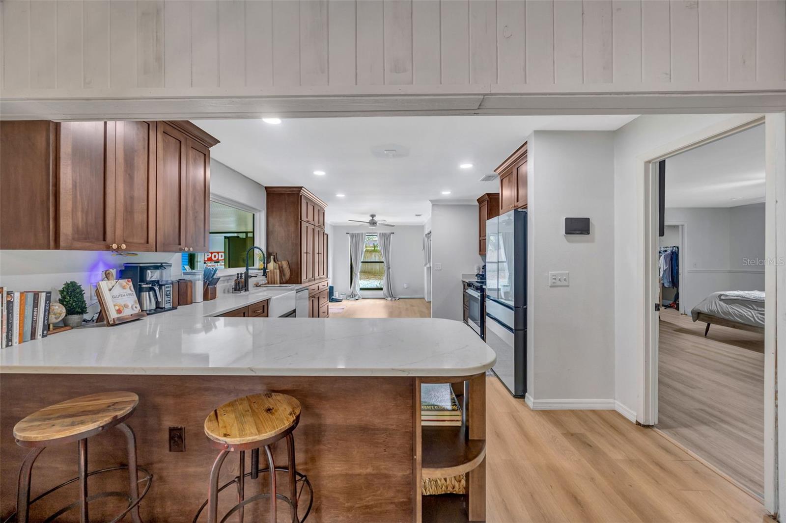 Upgraded gourmet kitchen