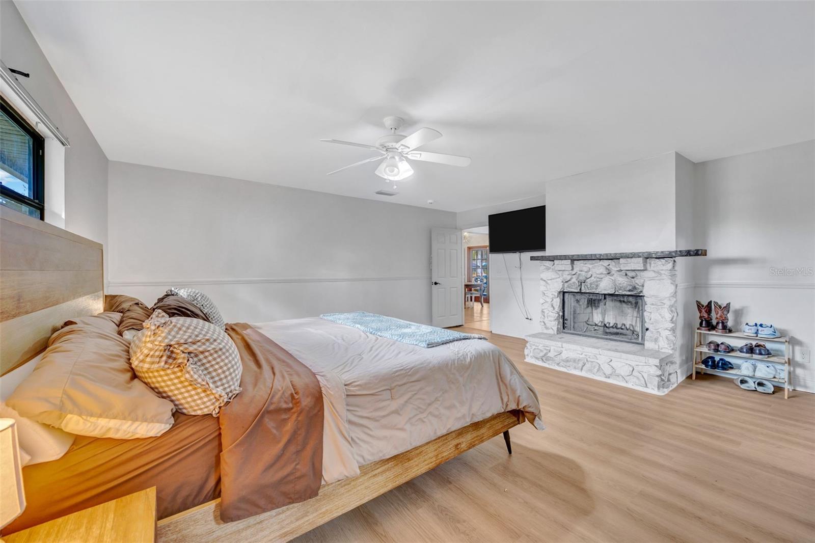 Primary Bedroom with Fireplace