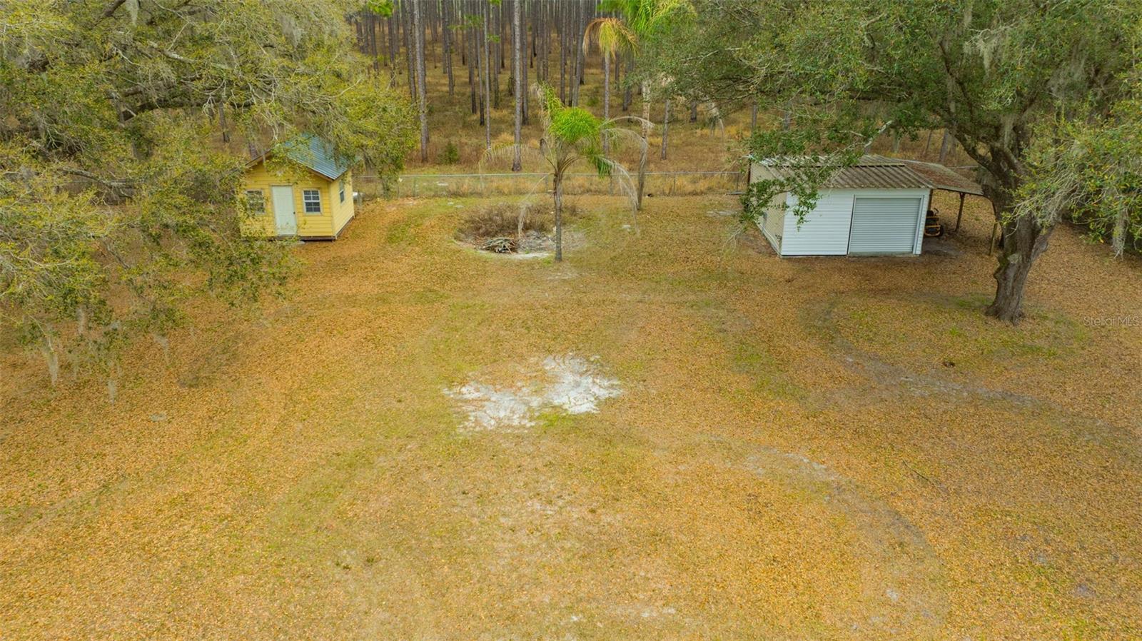 Backyard - 1 acre lot