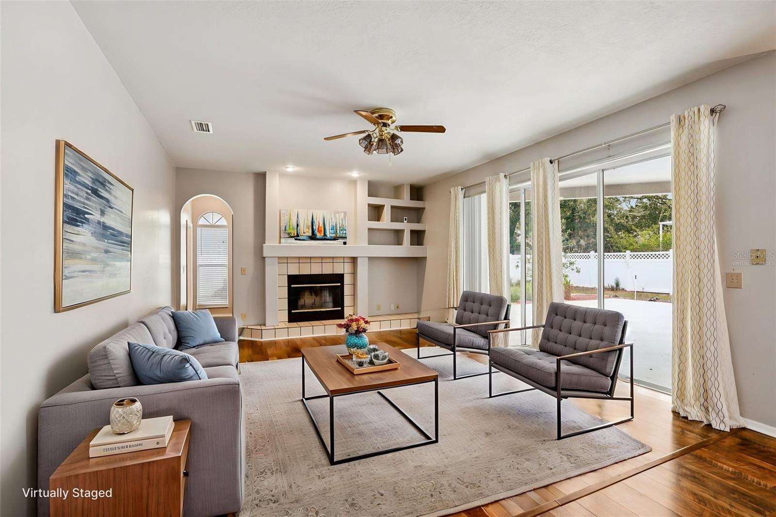 Family Room - Virtually Staged