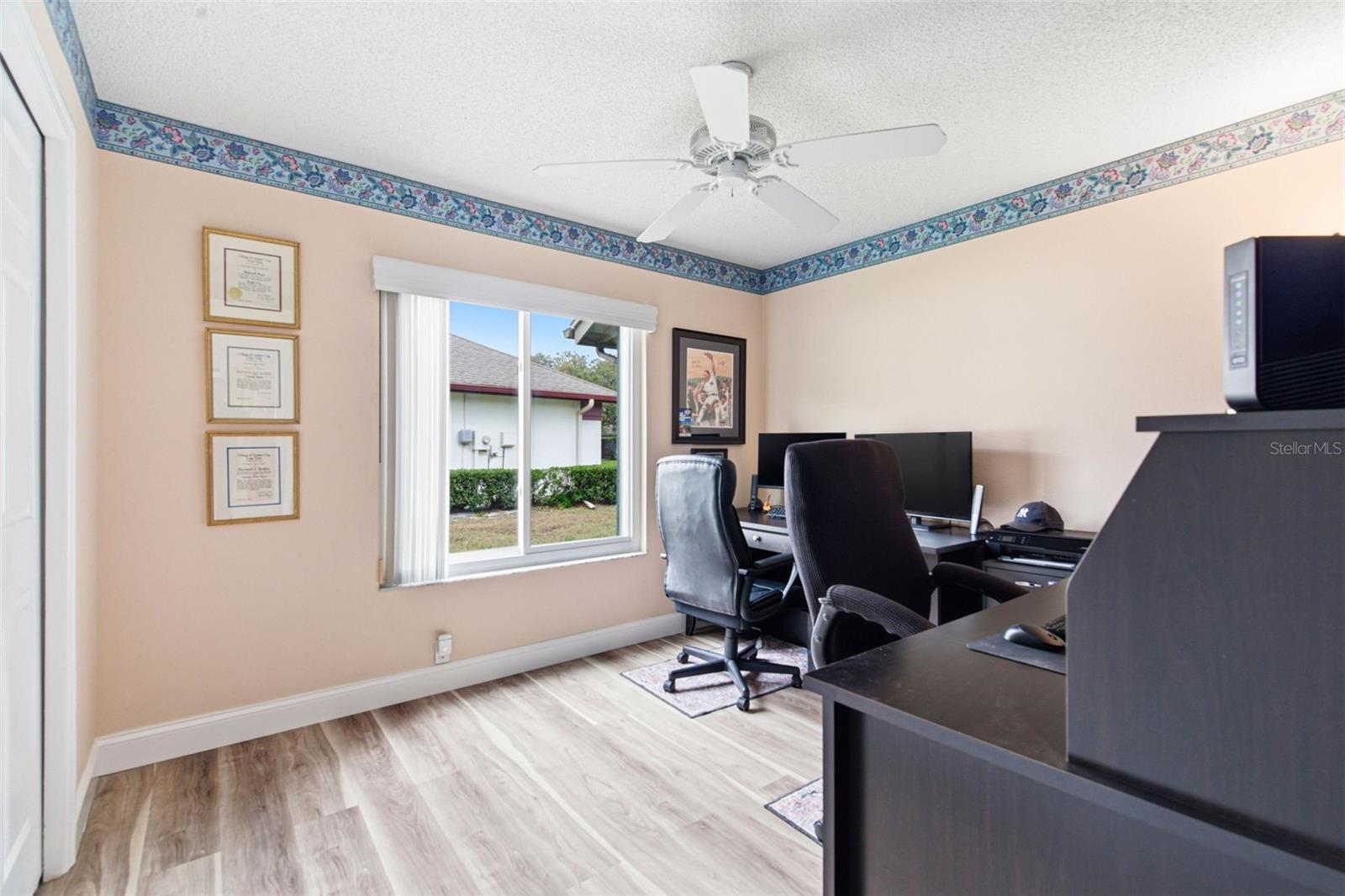 Bedroom1 - displayed with seller's office setup.
