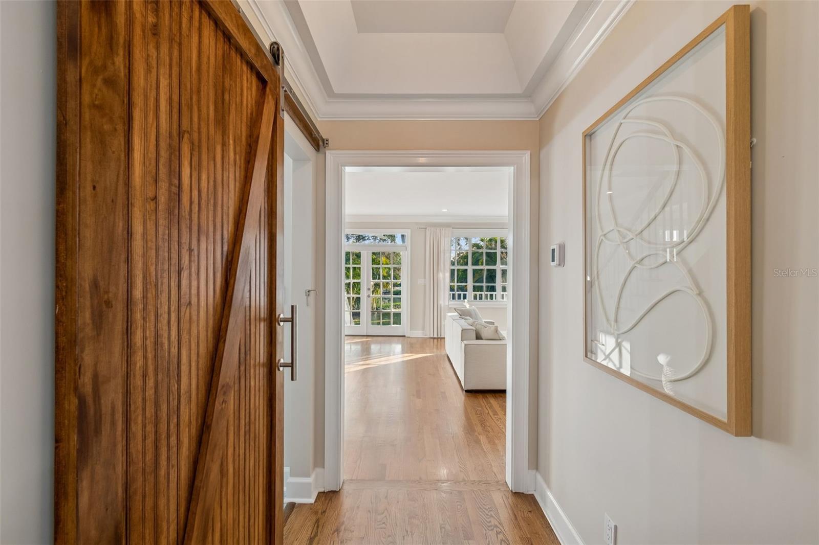 Hallway to Living Area / Powder Bath