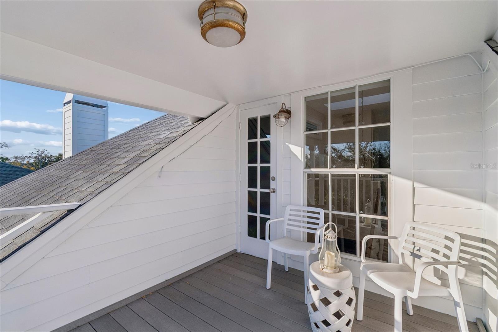 Third Floor Balcony (Access from Bedroom 4)