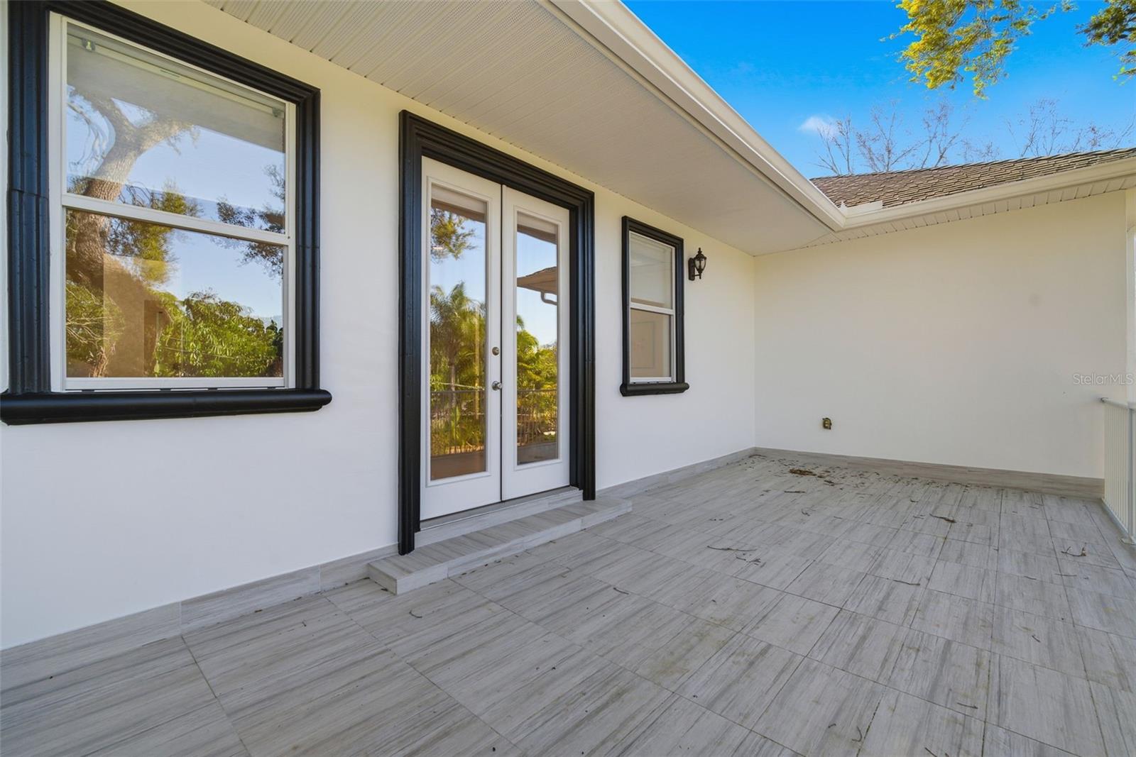 Upstairs balcony off primary bedroom