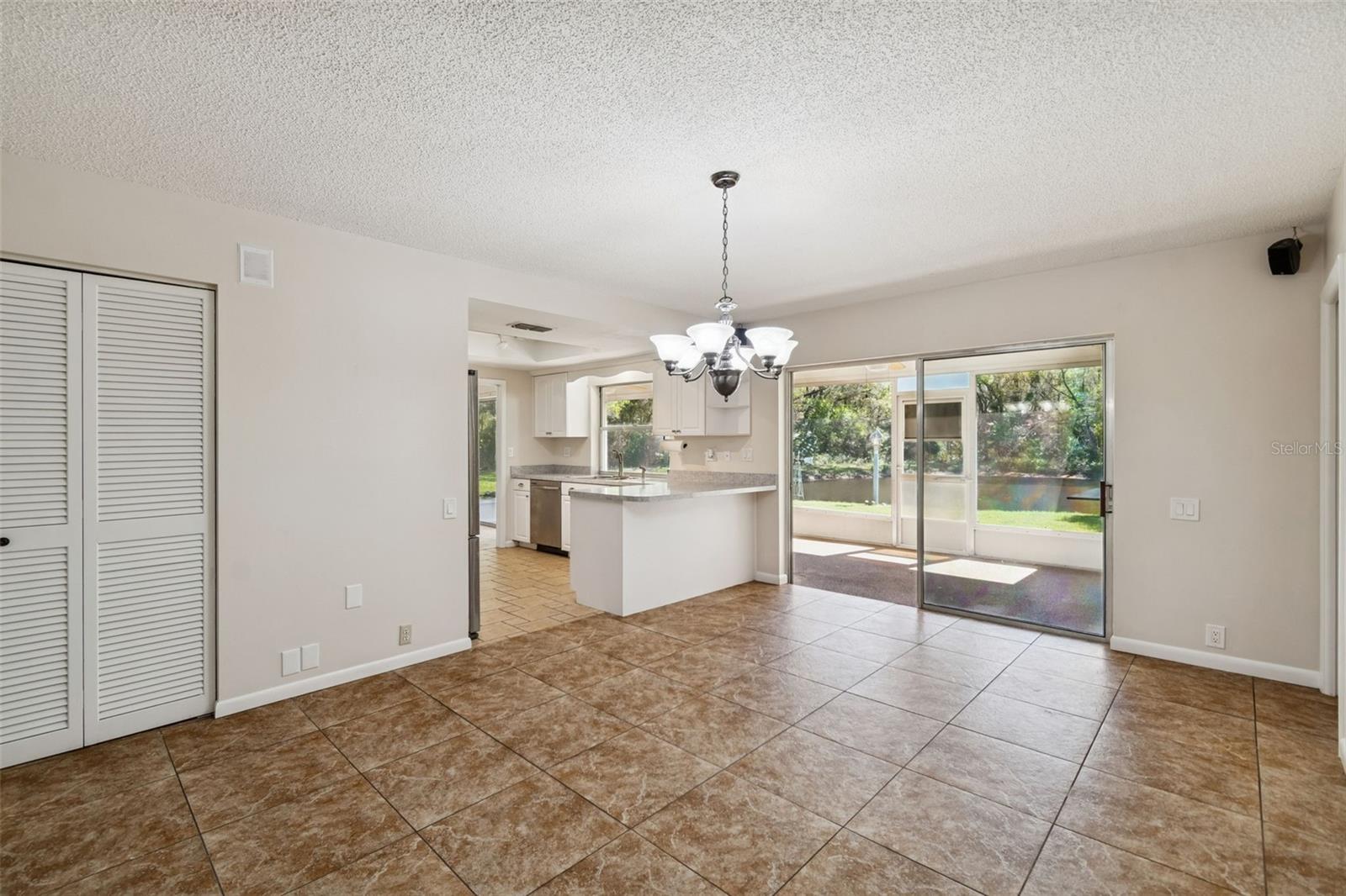 Family Room Adjacent to Kitchen