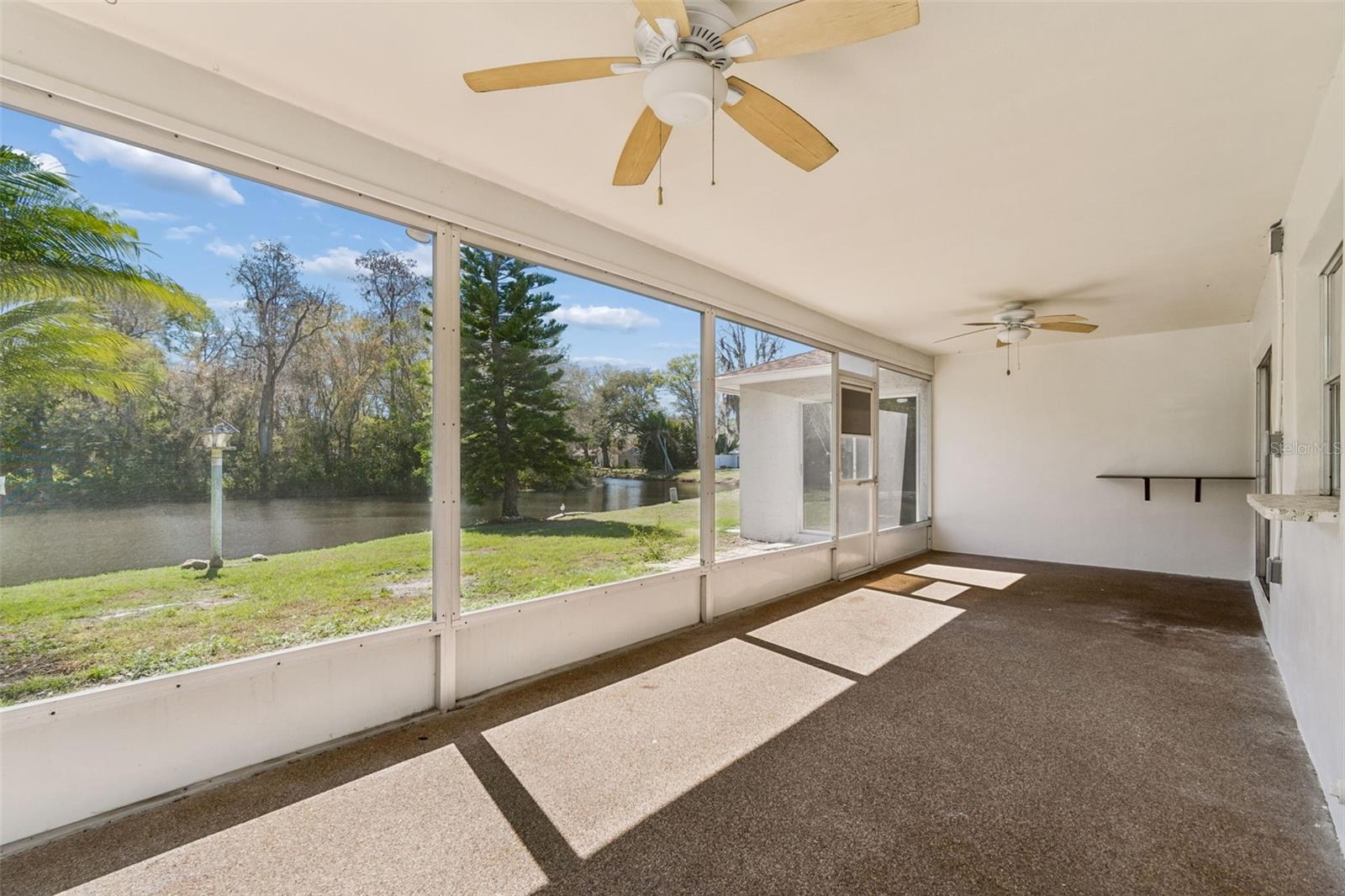 HUGE Covered/Screened Lanai w/Views of Beautiful Pond