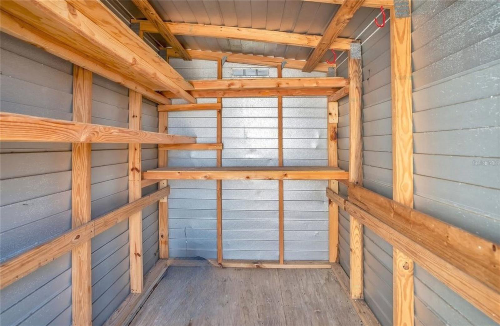 Inside Storage Shed