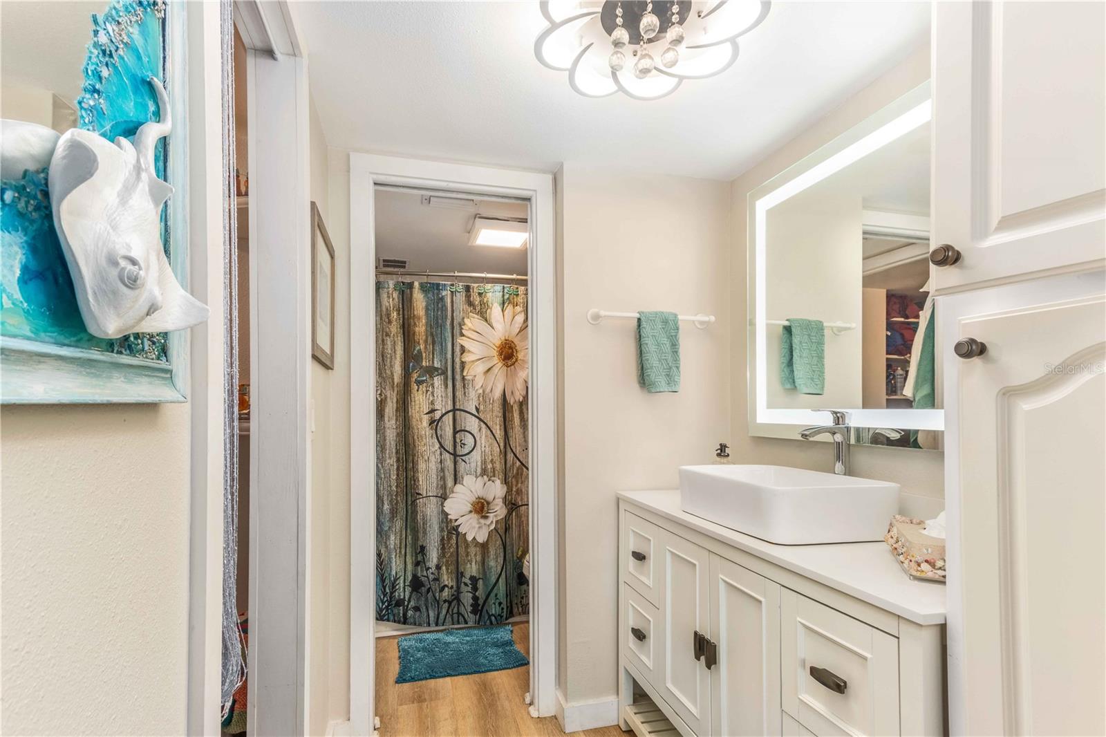 Primary Ensuite Bath with wrap around walk-in closet