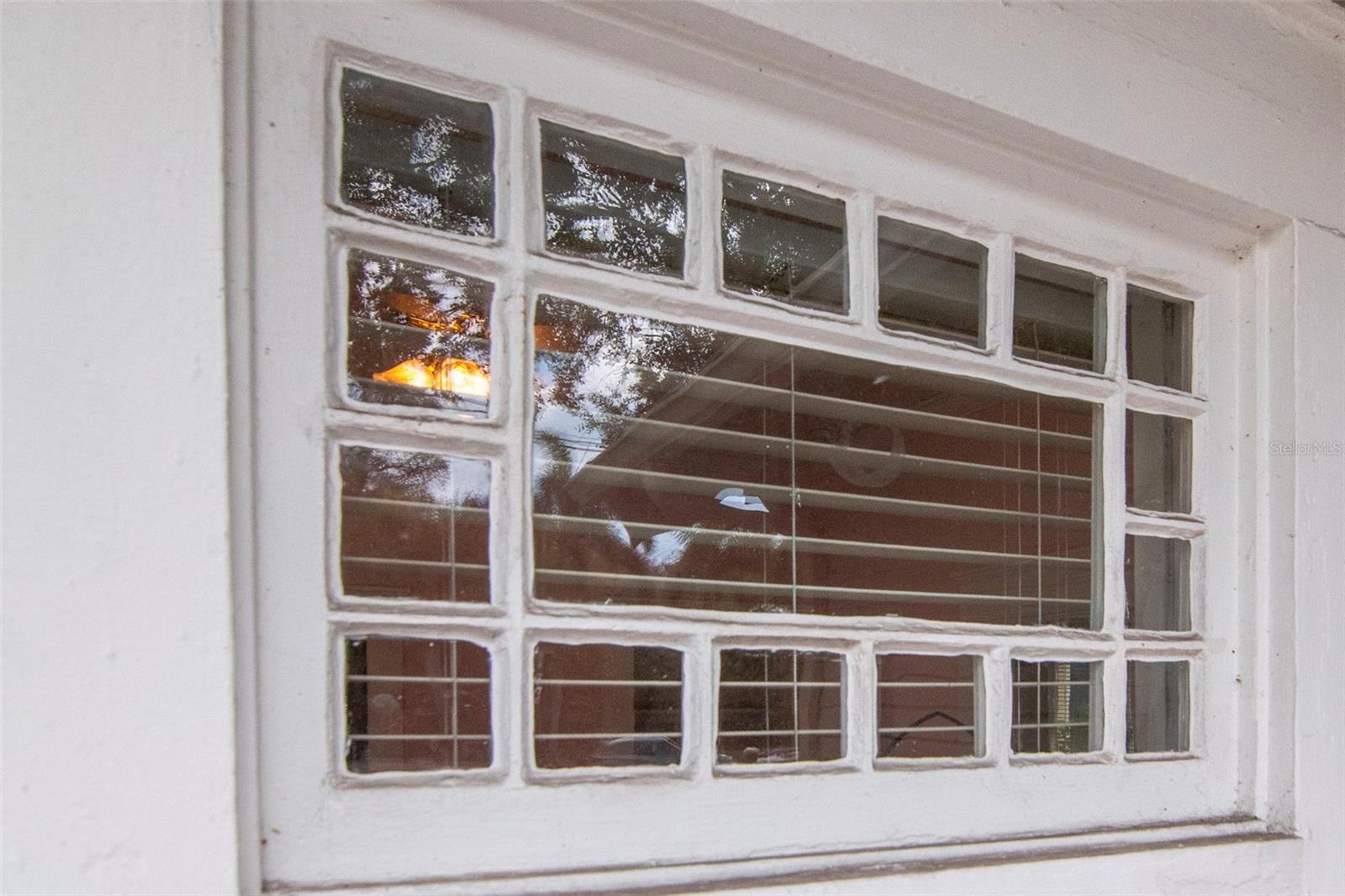 Original Historic window pane.