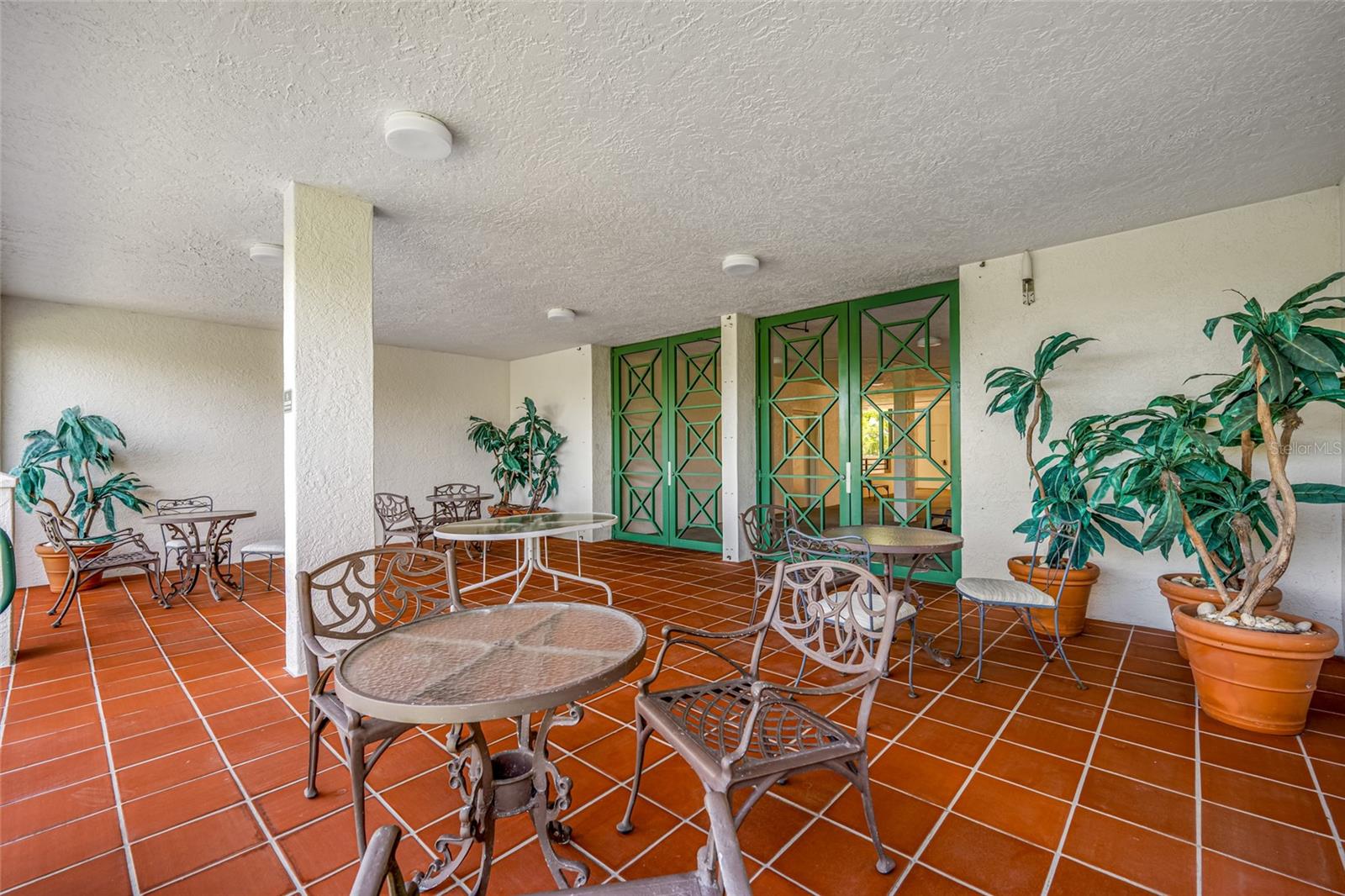 Social/Entertaining area in the Dominica open breezeway