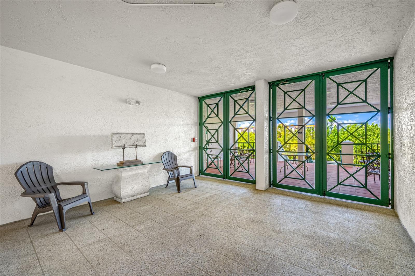 Open breezeway in Dominica