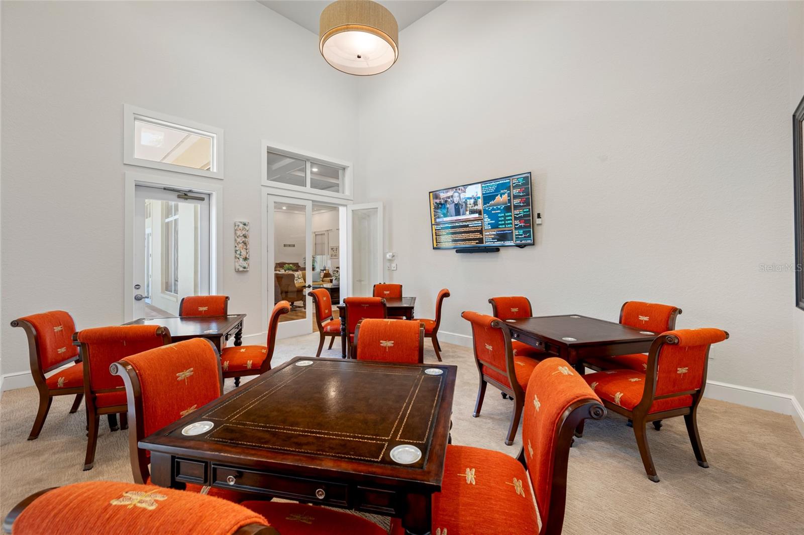 Poker tables / private game room in the Casino Community Center