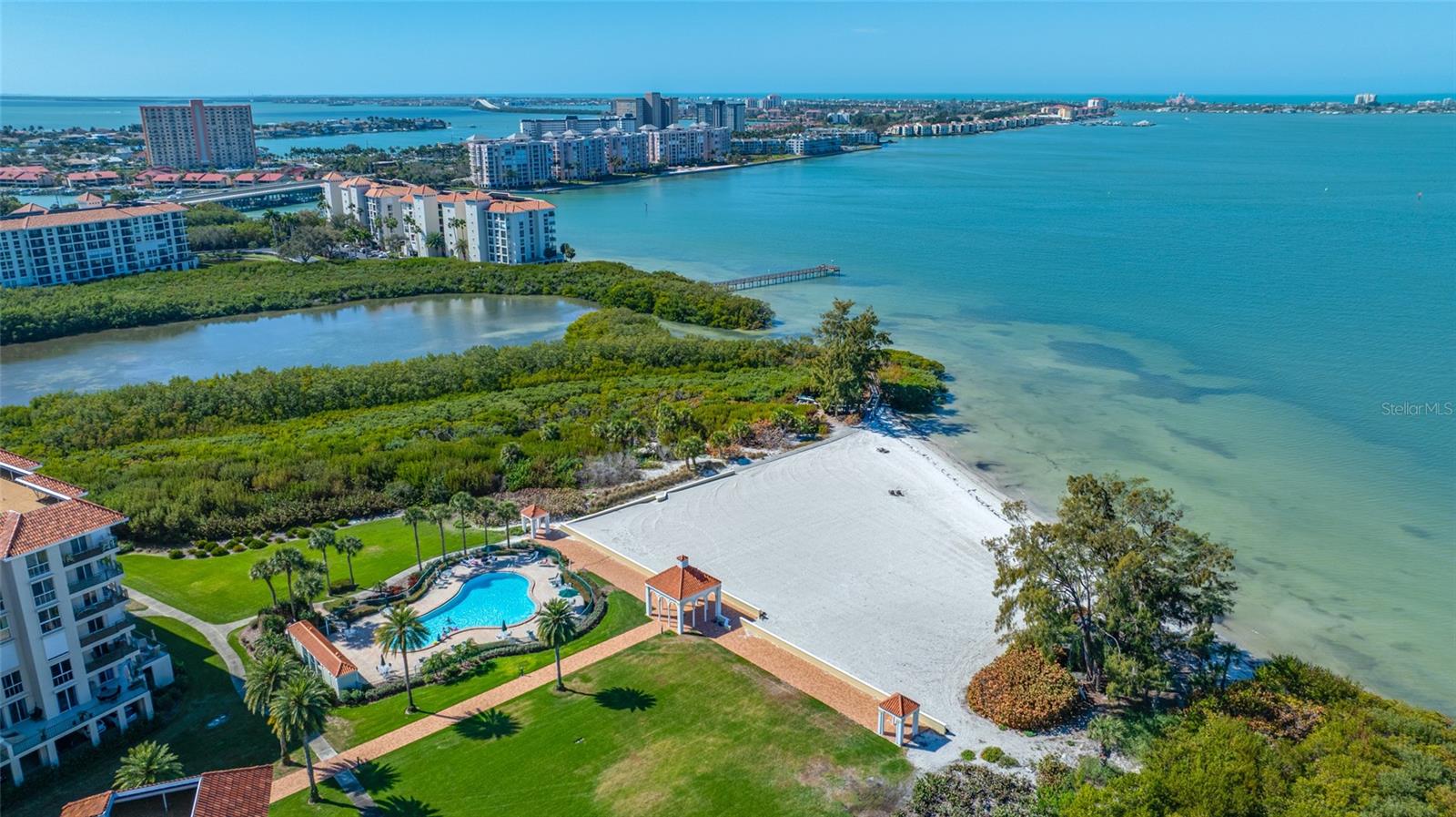 Cat’s Point Beach on the Intercoastal waterway