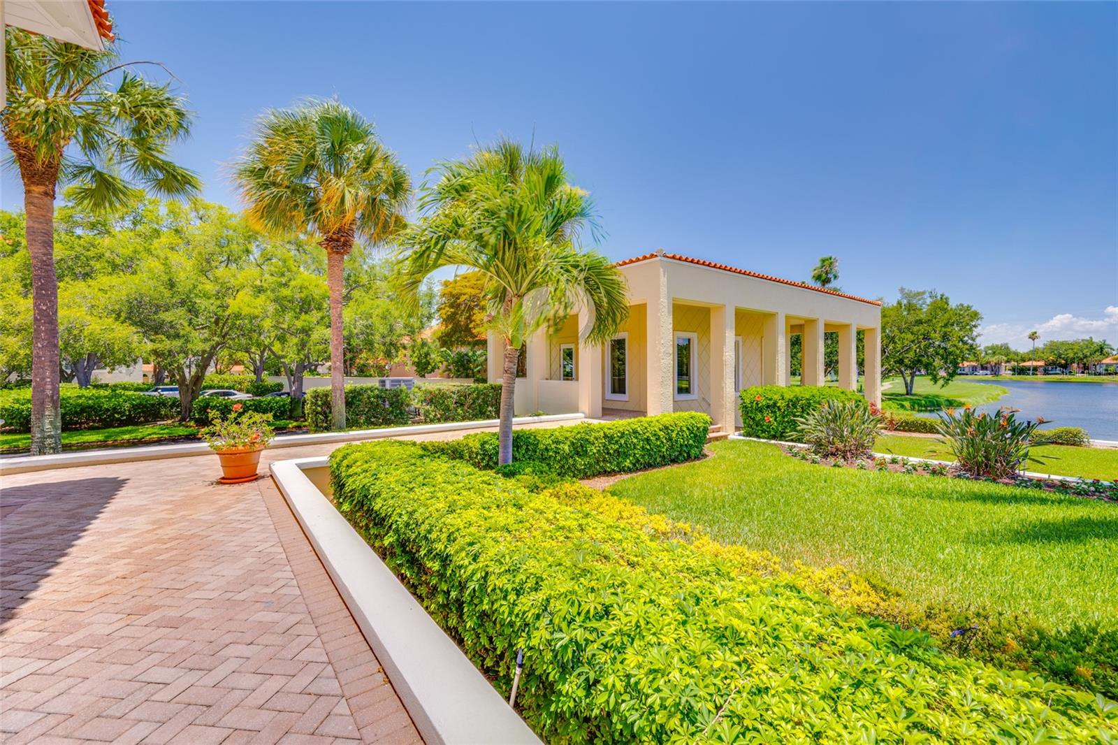 Walkway to the Library Community Center