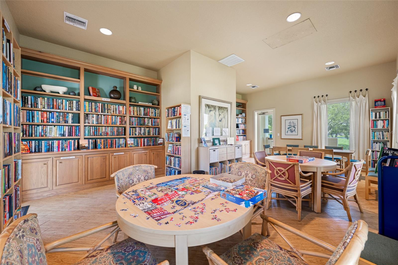Game room in the Library Center