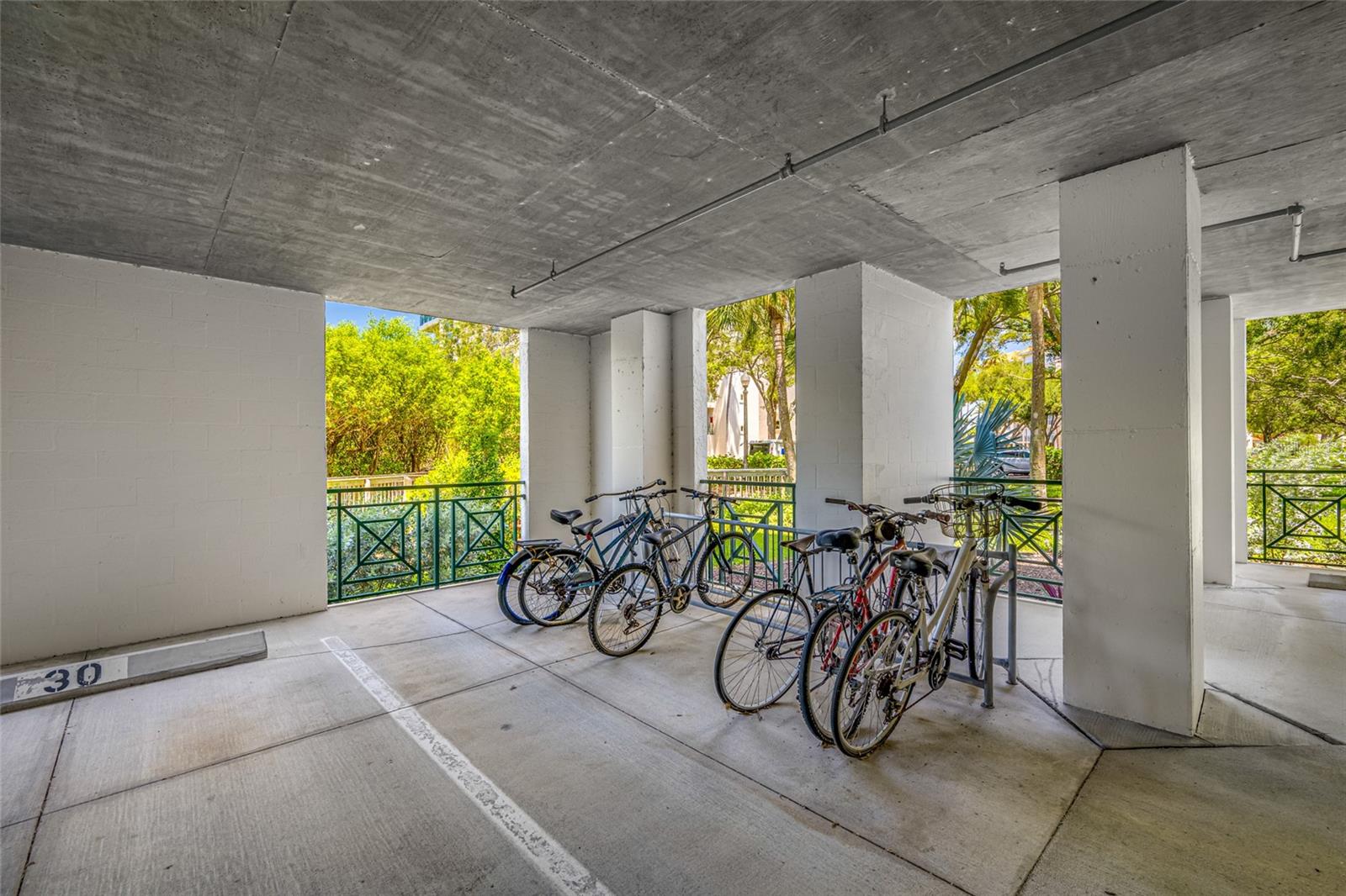 Bicycle storage in your condominium parking area