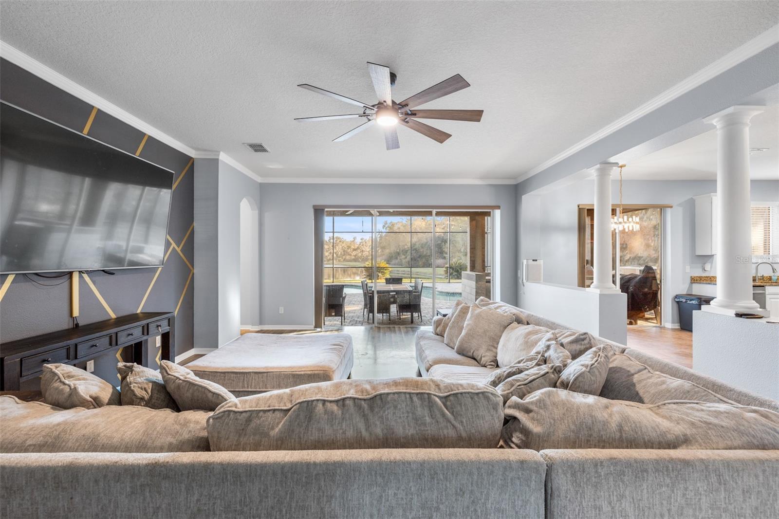 Living Space to pool