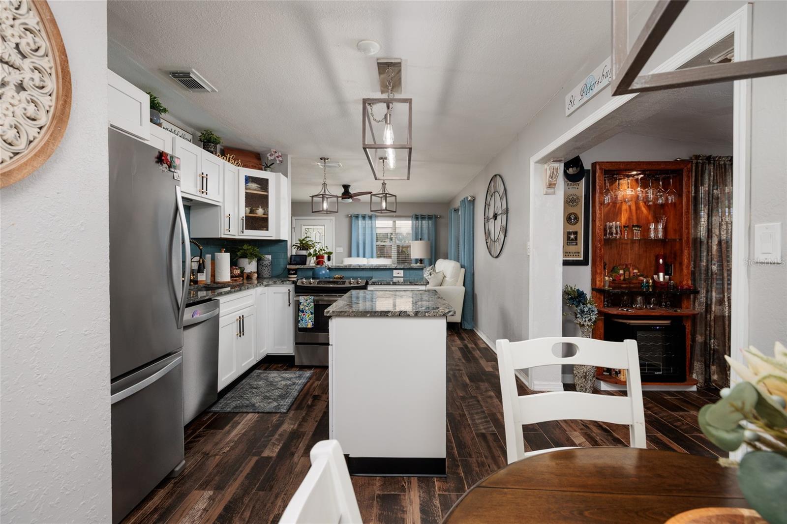 Kitchen & Office/Den on the right.