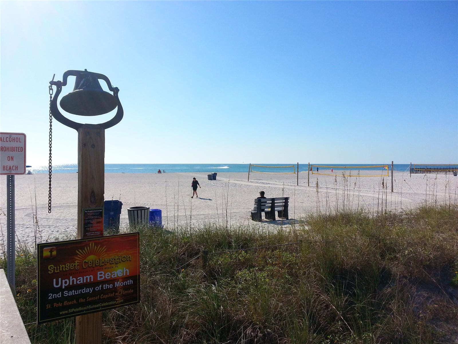 Sunset Bell at the Beach.