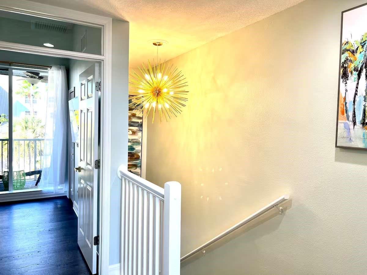 Landing at top of stairs