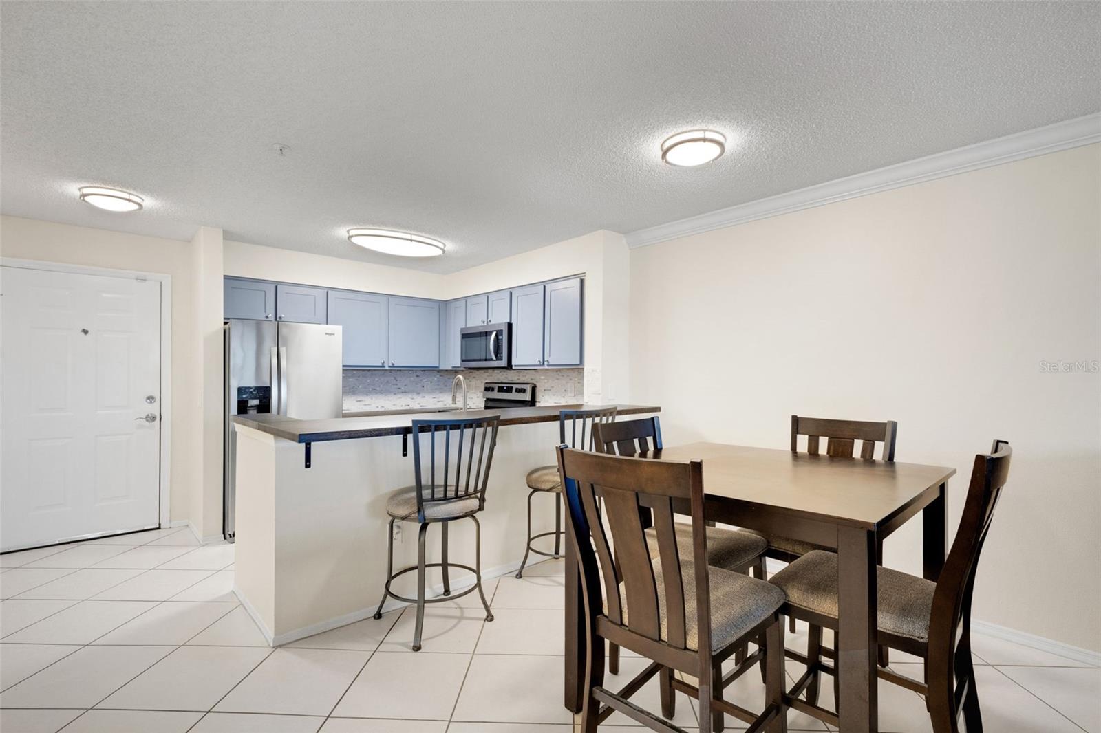 Great space for dining.