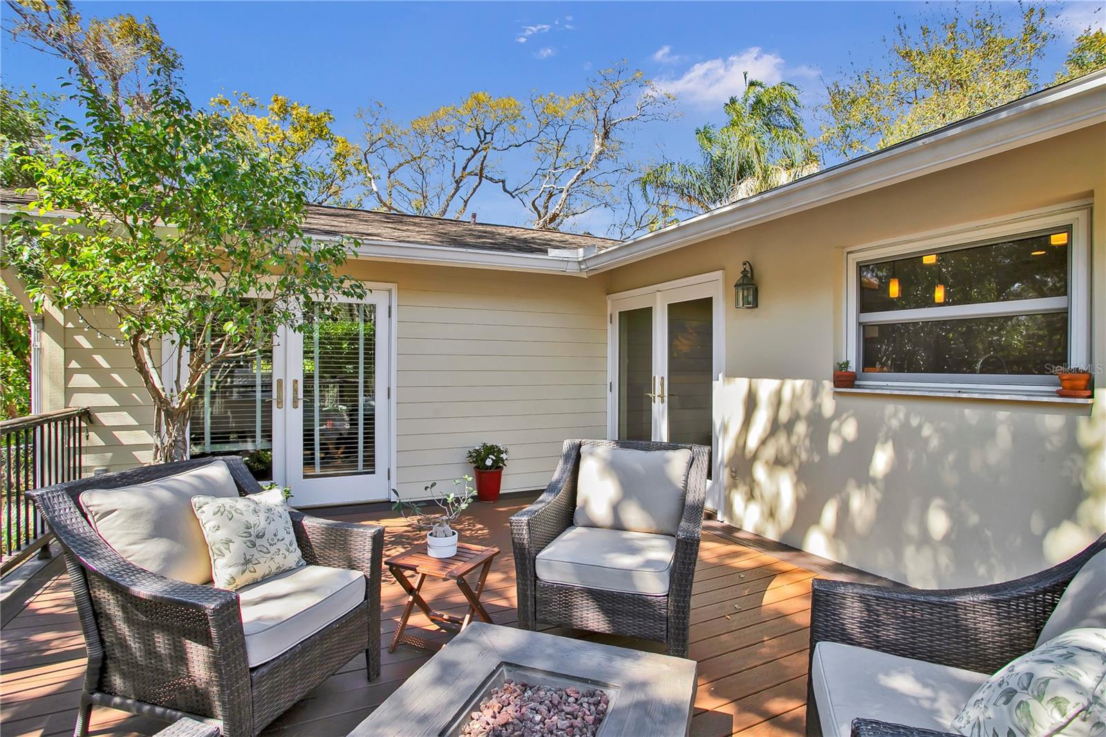 Large Deck w/Doors to Kitchen