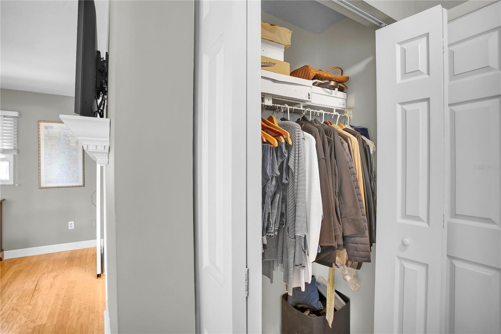 Dual Built-In Closets in Primary Bedroom
