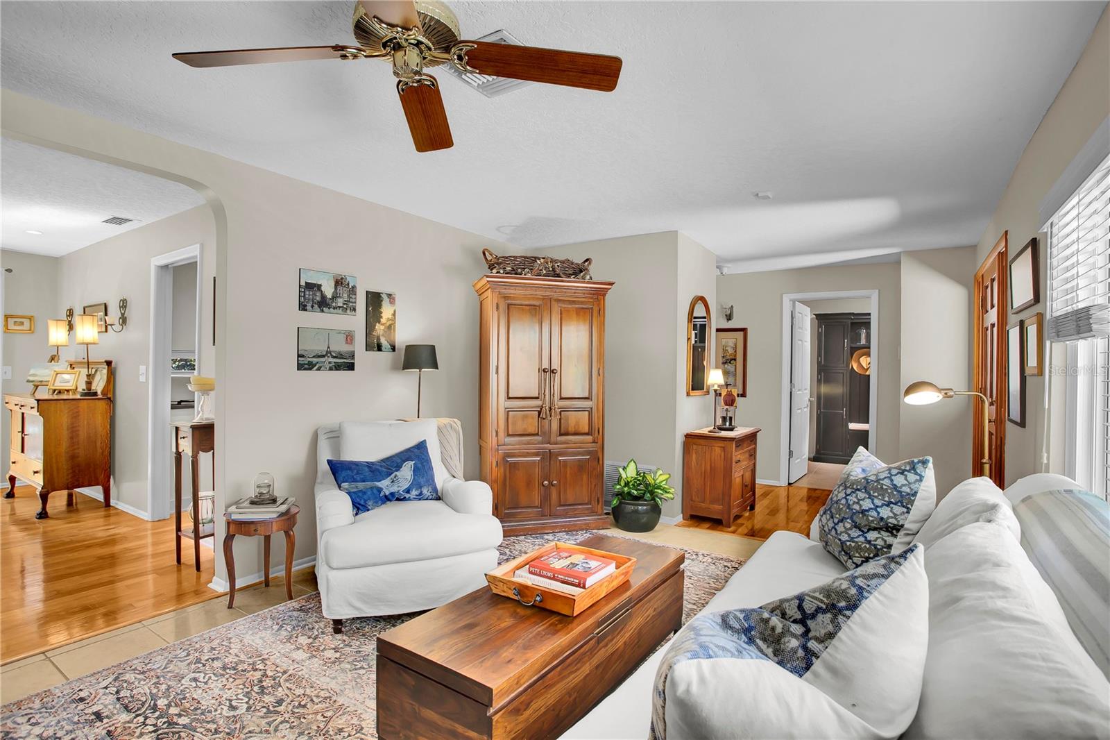 Living Room leading to Dining Room