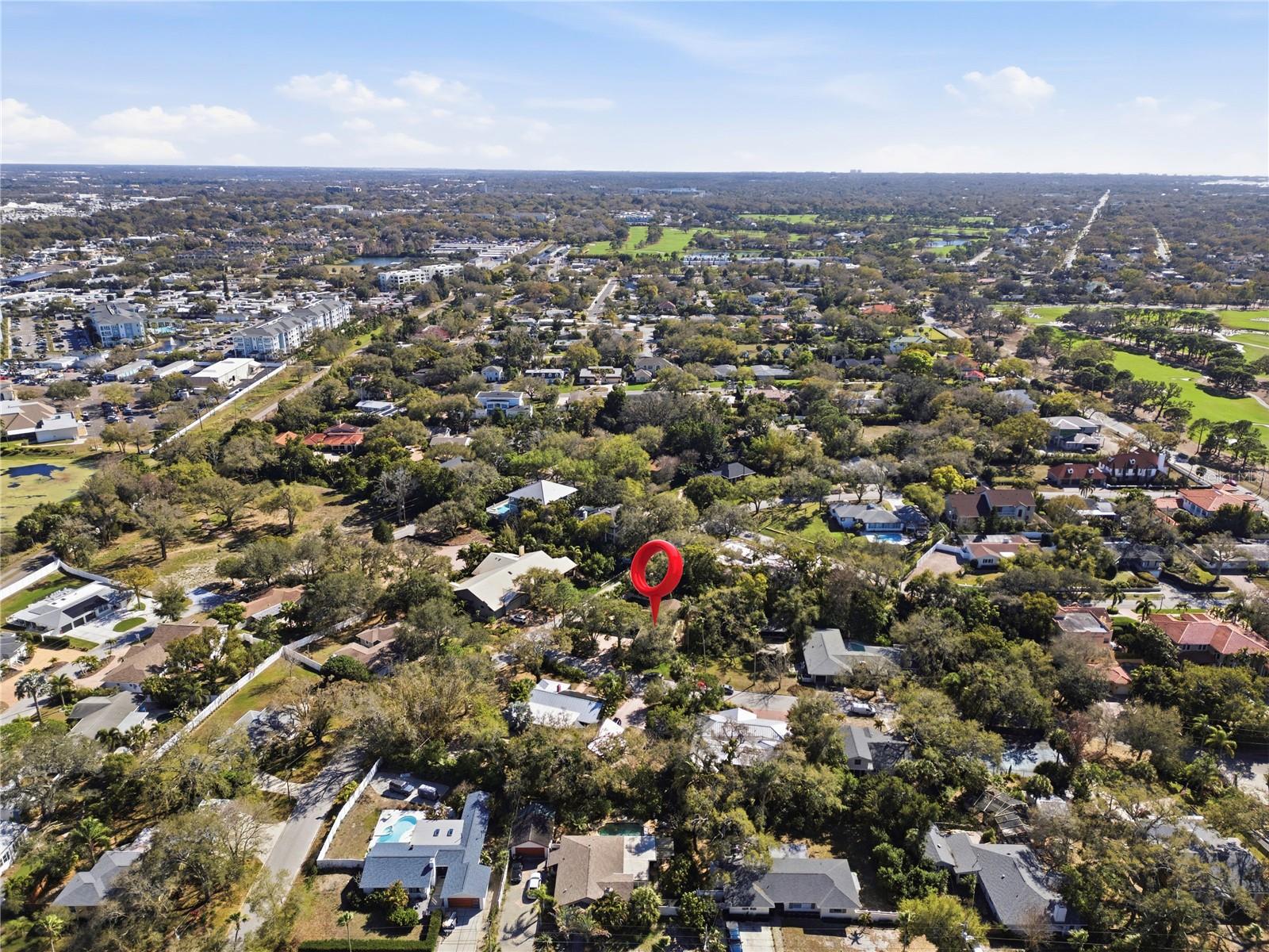 Pelican Golf Club just south