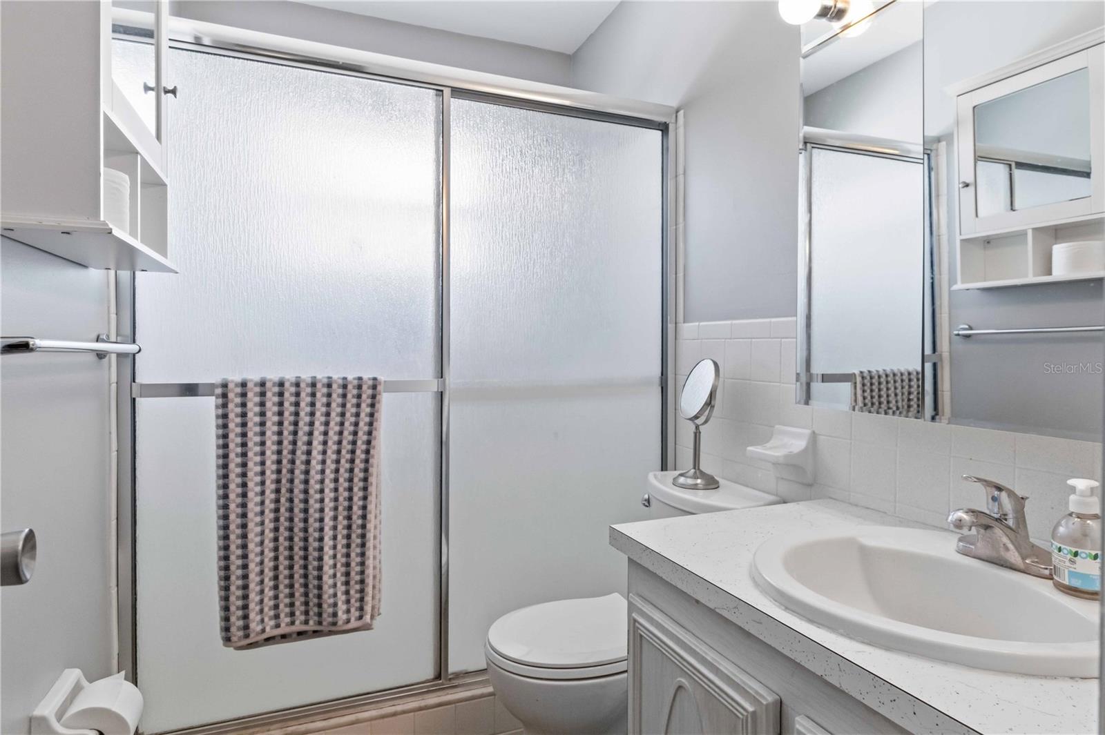 Primary bedroom has it's own private bathroom.