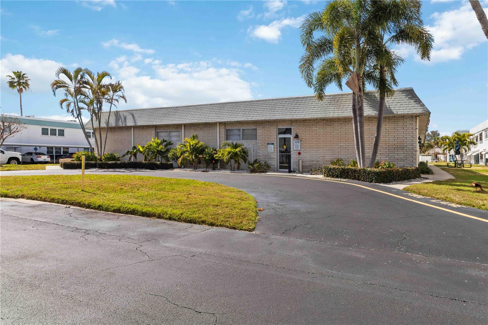 Clubhouse and office