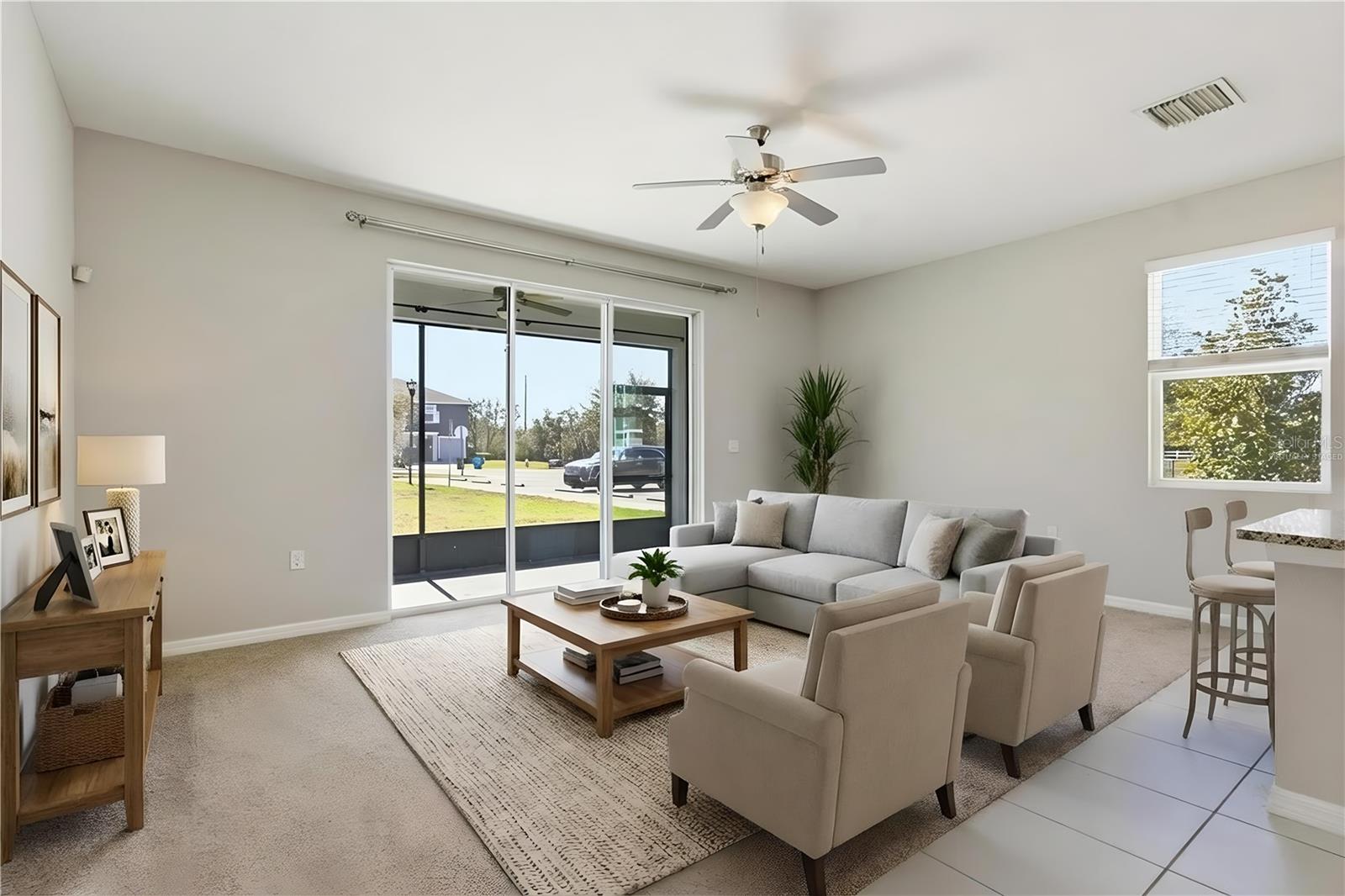 This room has been virtually staged