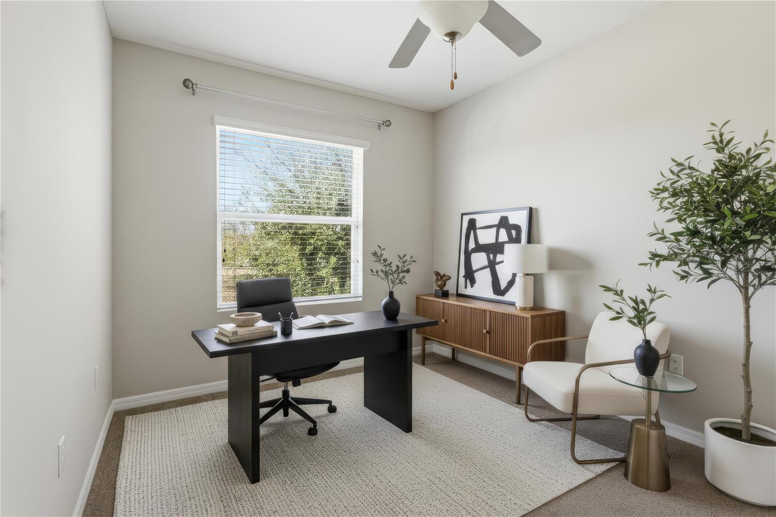 This room has been virtually staged