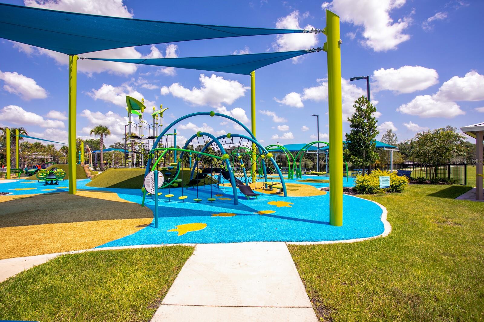 Splash Pad... who says it's only for kids. :)))