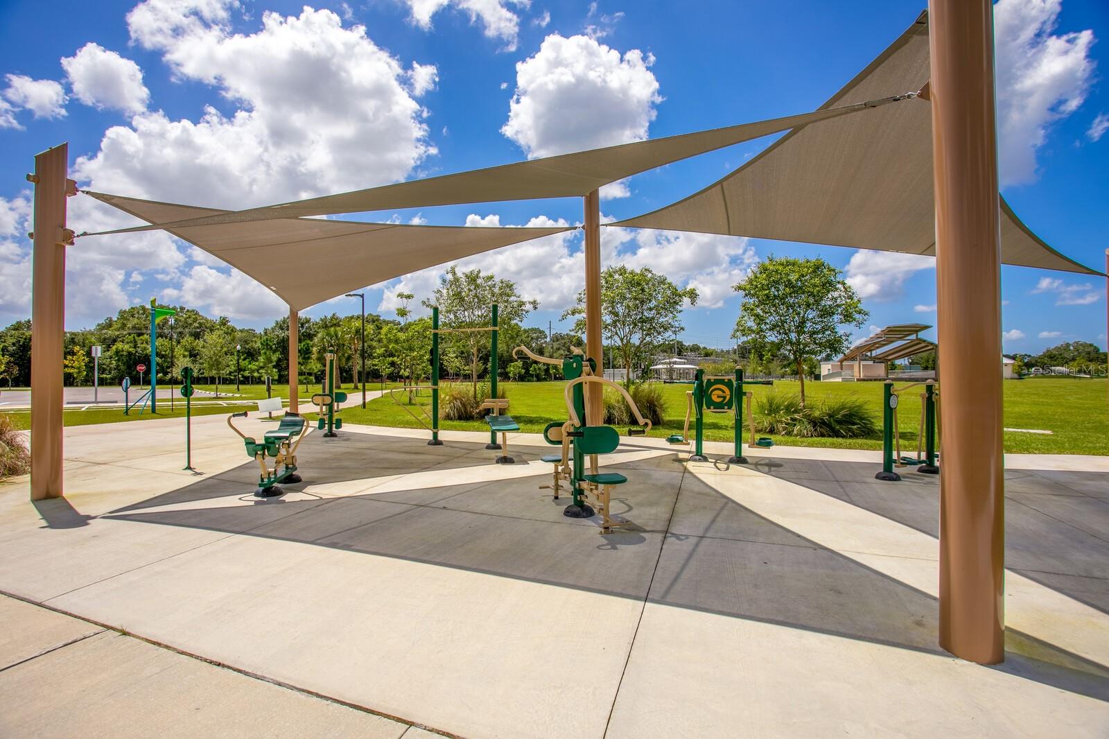 Go to the gym outside! :)