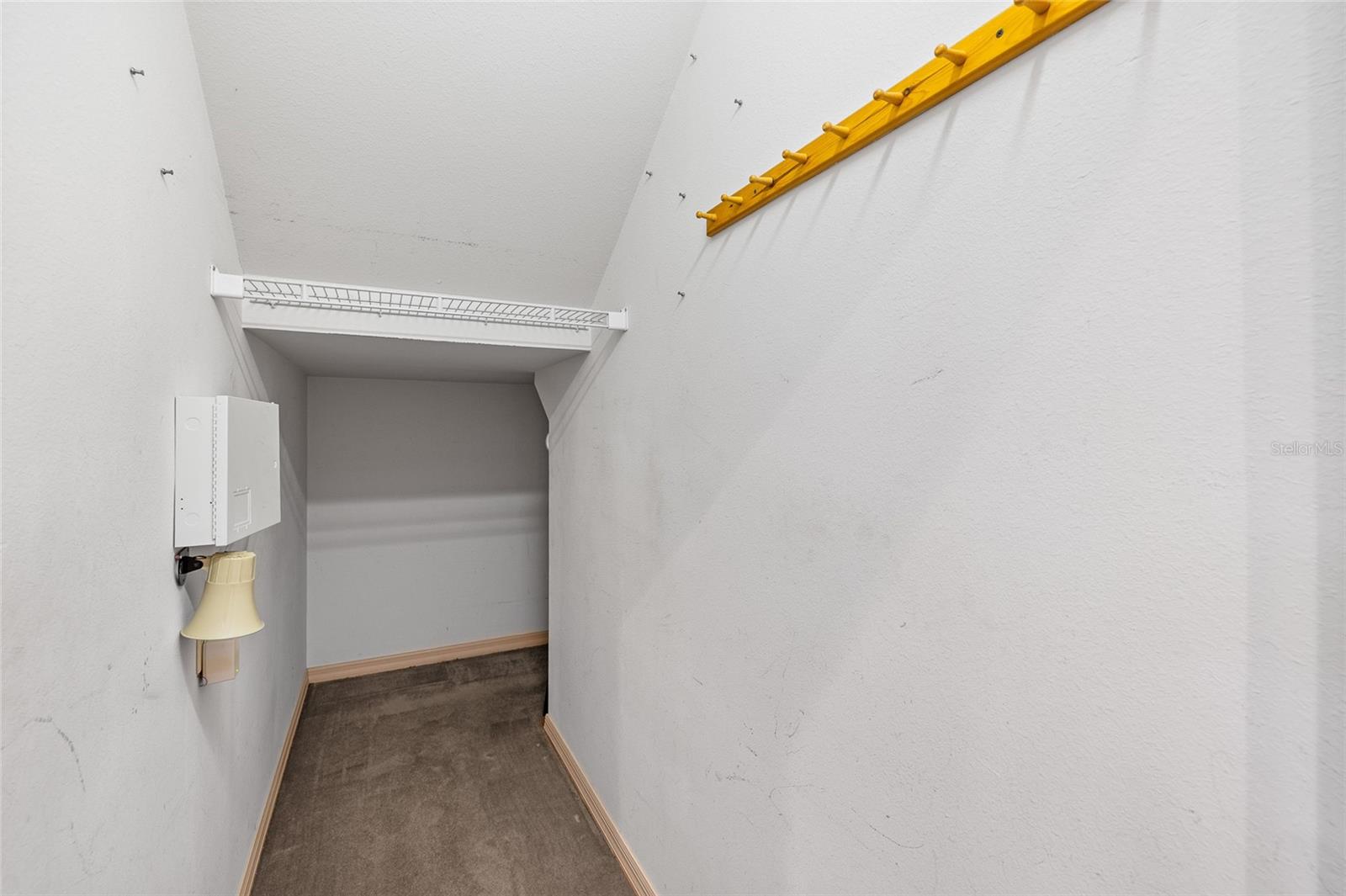 Extra storage space under the staircase