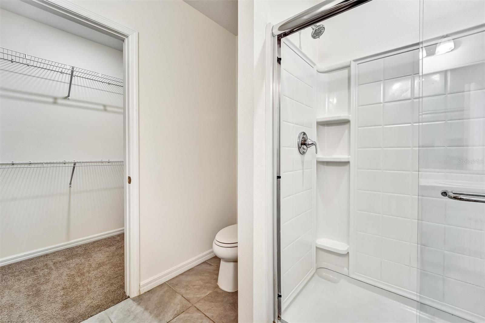 primary bathroom-walk in closet